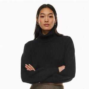 NWOT Aritzia Wilfred Rebecca Sweater (Black)